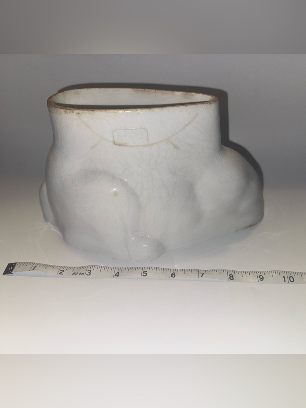 Antique Grimwade Stroke-on-Trent England Rabbit (Bunny) mold for jelly/pudding.
